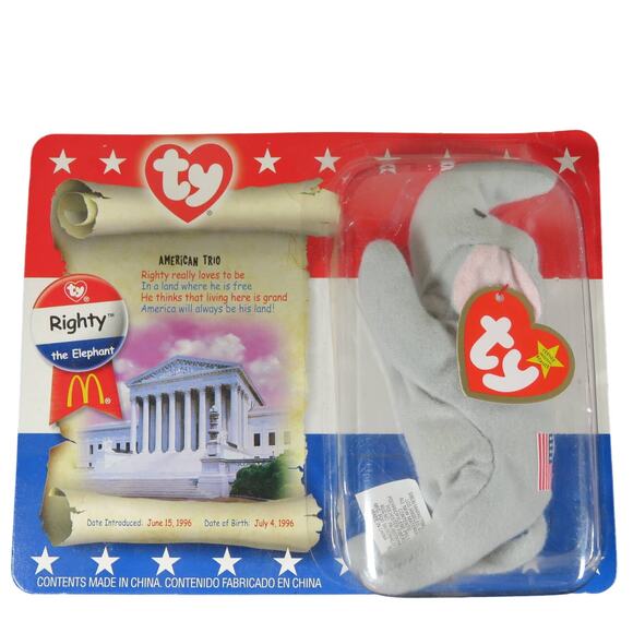 Lot of 7 McDonald's Ty Beanie Babies International Bears II Good Condition READ - Picture 2 of 16